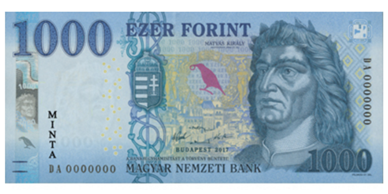 Március 1-jén megújult az 1000 forintos bankjegy