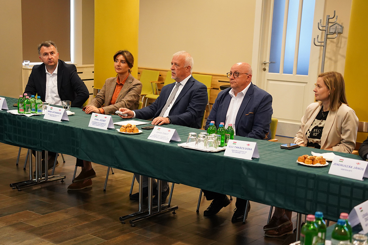 Georgiai delegáció látogatott a székházba