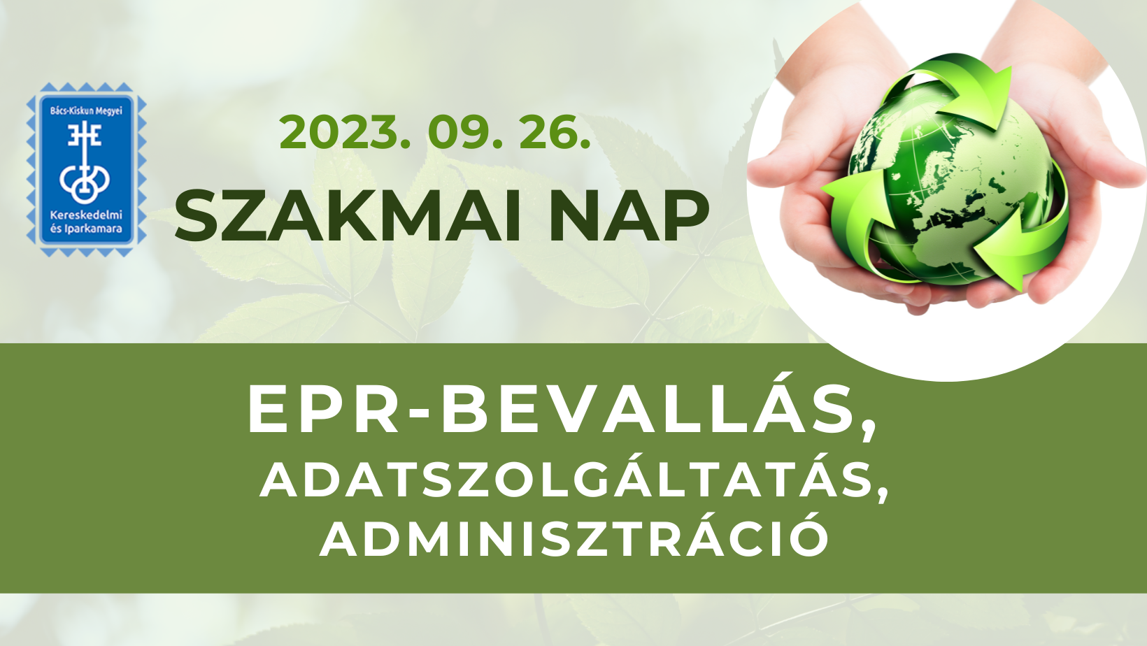EPR-bevallás, adatszolgáltatás, adminisztráció - 2023.09.26.