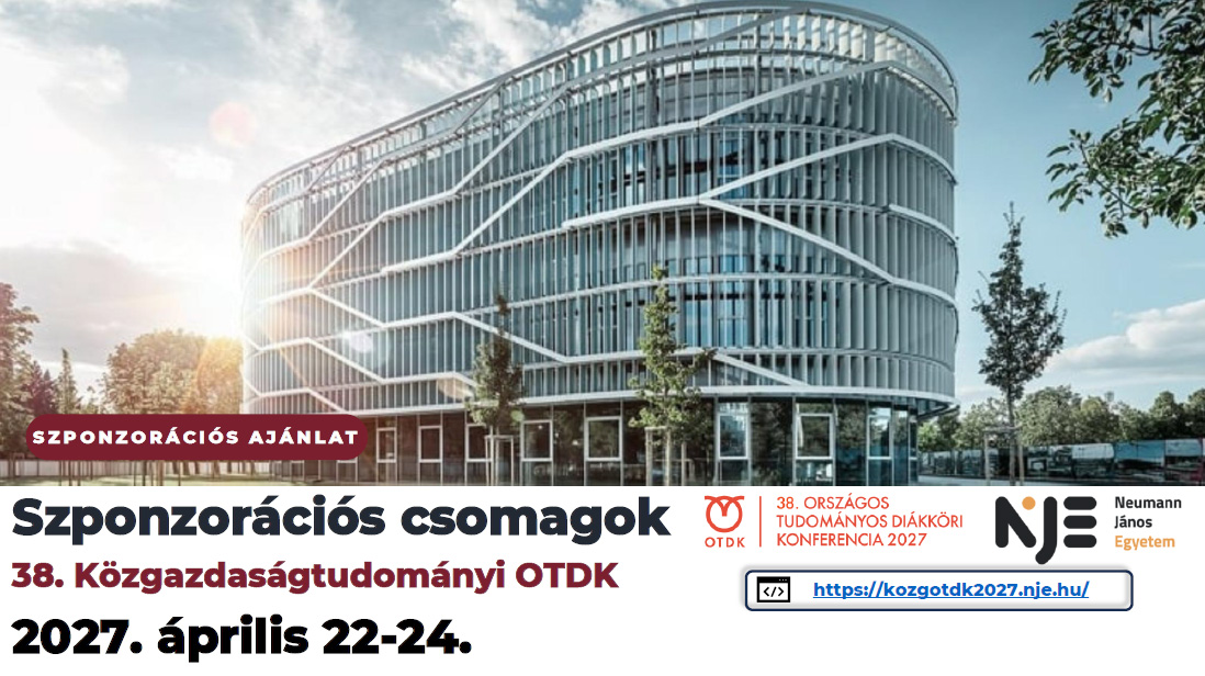 Kapcsolódási lehetőség a Közgazdaságtudományi OTDK-hoz