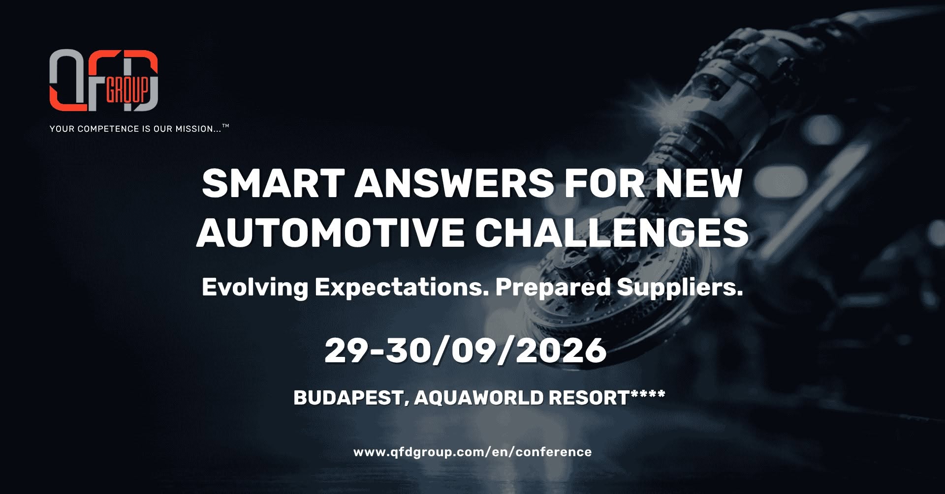 15. Regionális Autóipari Beszállítói Konferencia - Budapest, 2026.09.29-30.