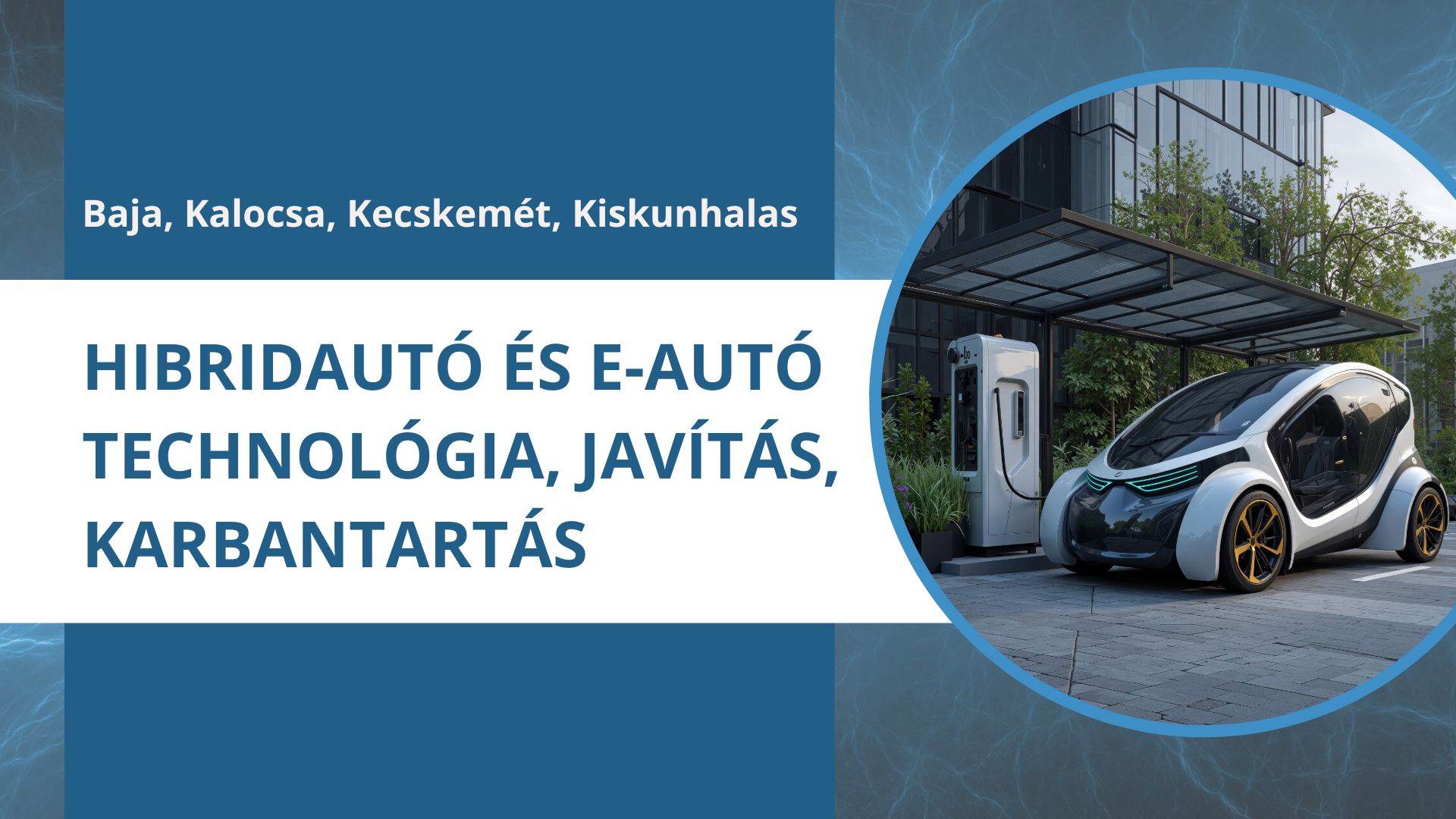 Hibridautó és e-autó technológia, javítás, karbantartás - 2026. január-február, 4 helyszínen