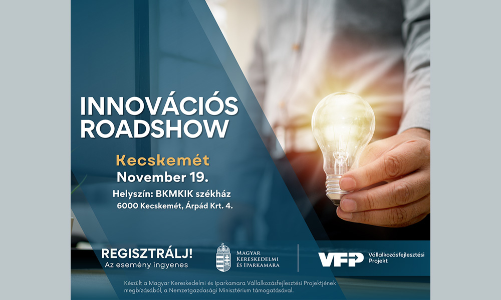 Magyar Innovációs Road Show - Kecskemét, 2025.11.19 Magyar Innovációs Road Show - Kecskemét, 2025.11.19