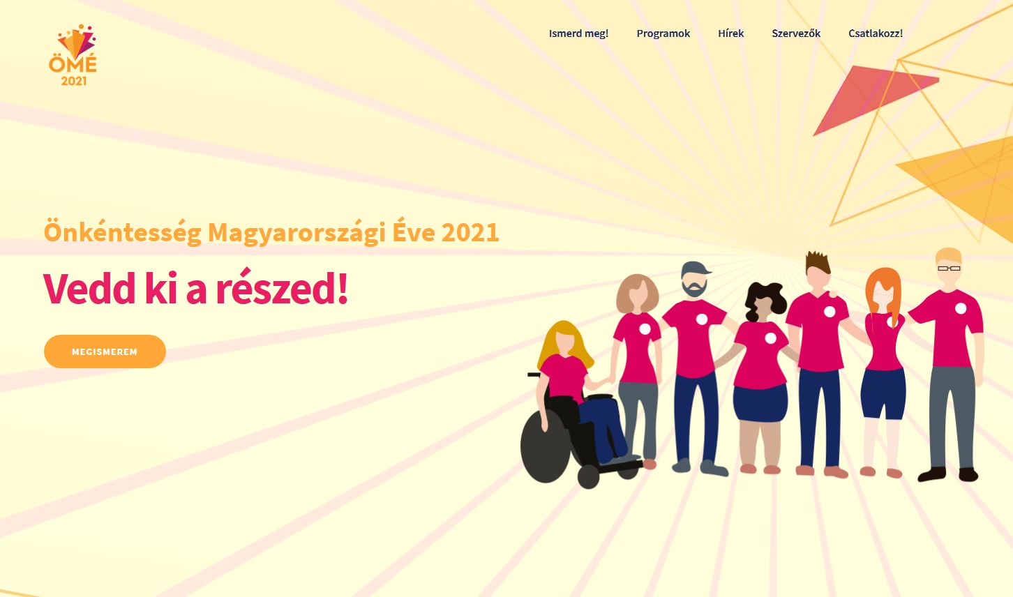 Önkéntesség Magyarországi Éve 2021