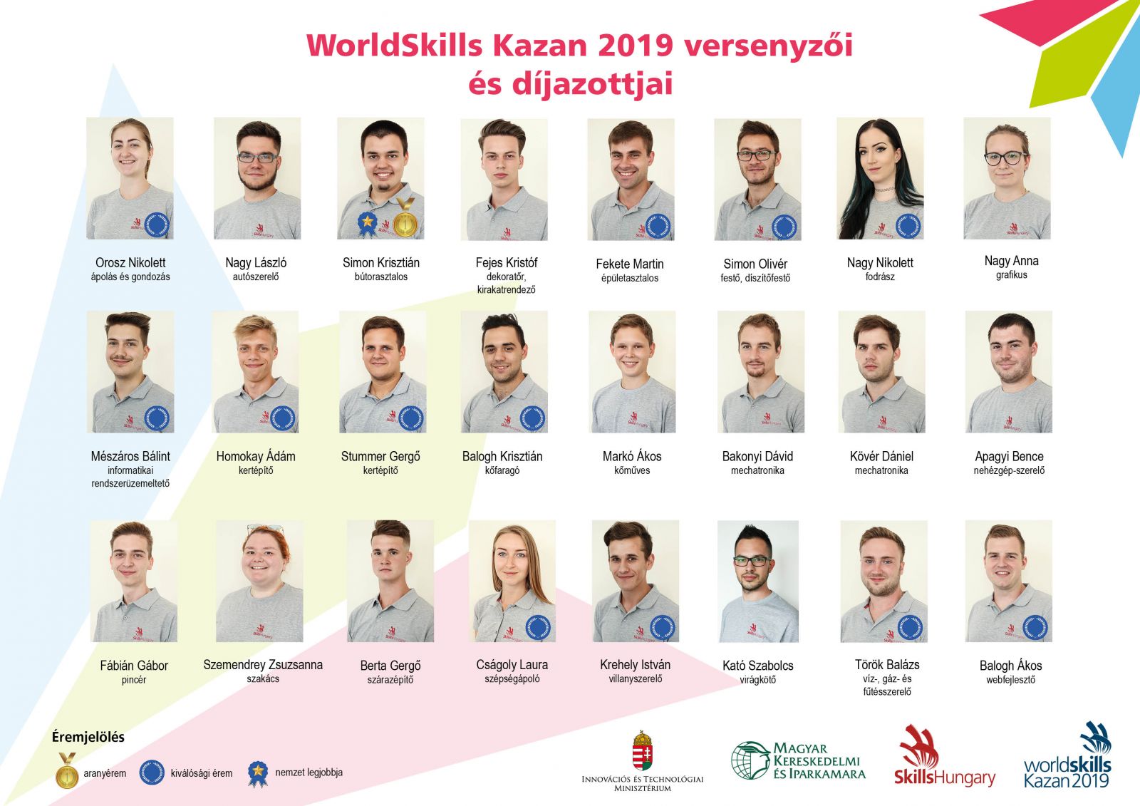 Aranyérmet szerzett Simon Krisztián bútorasztalos a 45. WorldSkills versenyen