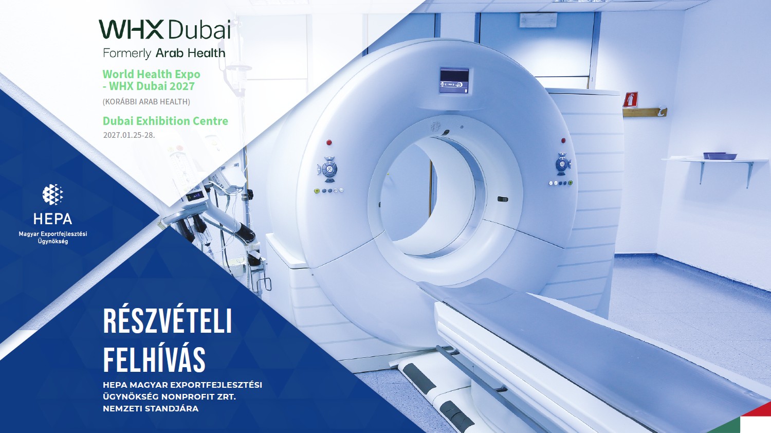 Részvételi lehetőség a WHX orvostechnikai szakkiállításon - Dubaj, 2027.01.25-28.