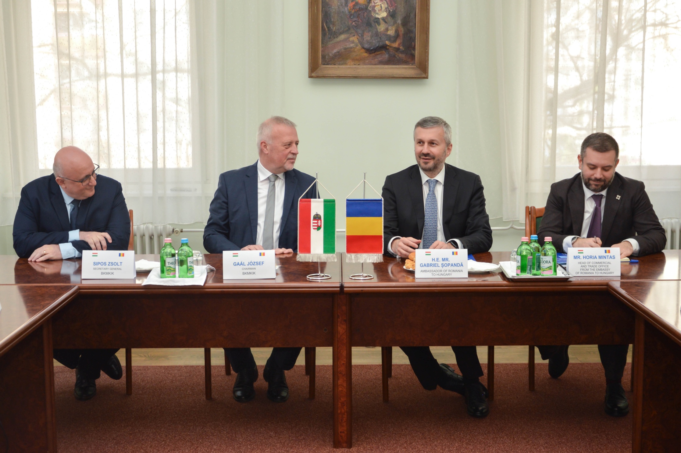 Románia magyarországi nagykövetének látogatása az iparkamarában