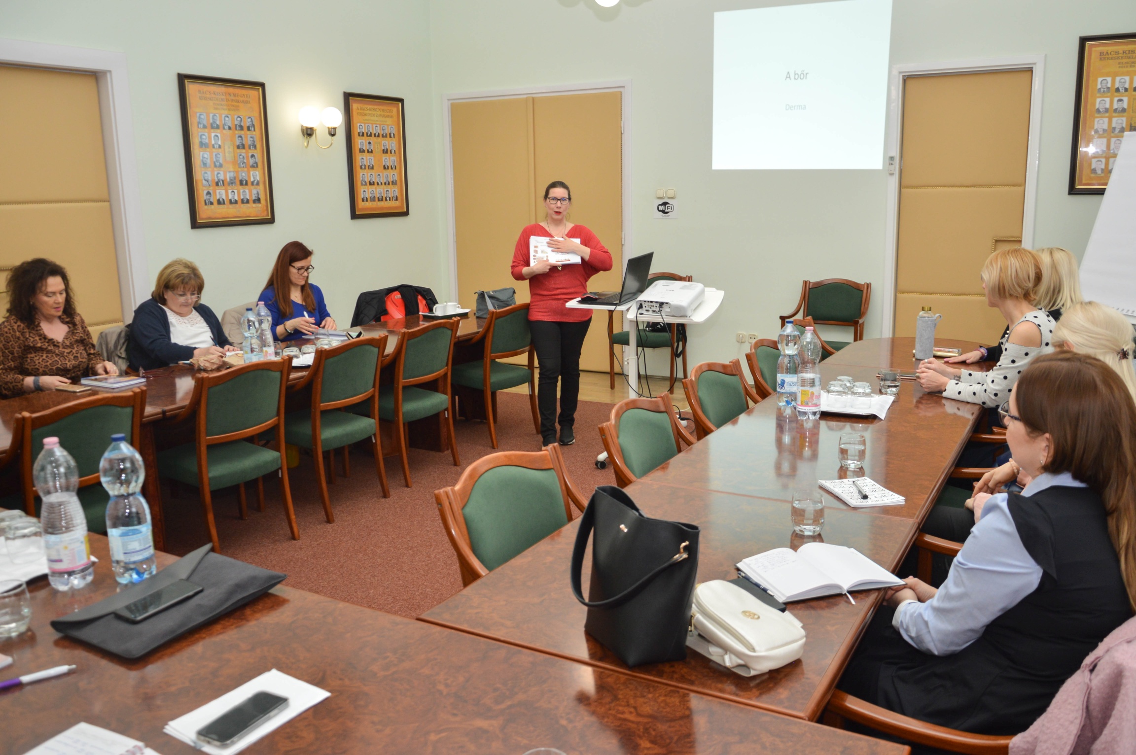 Ismeretfelújító bőranatómiai workshop a kamarában