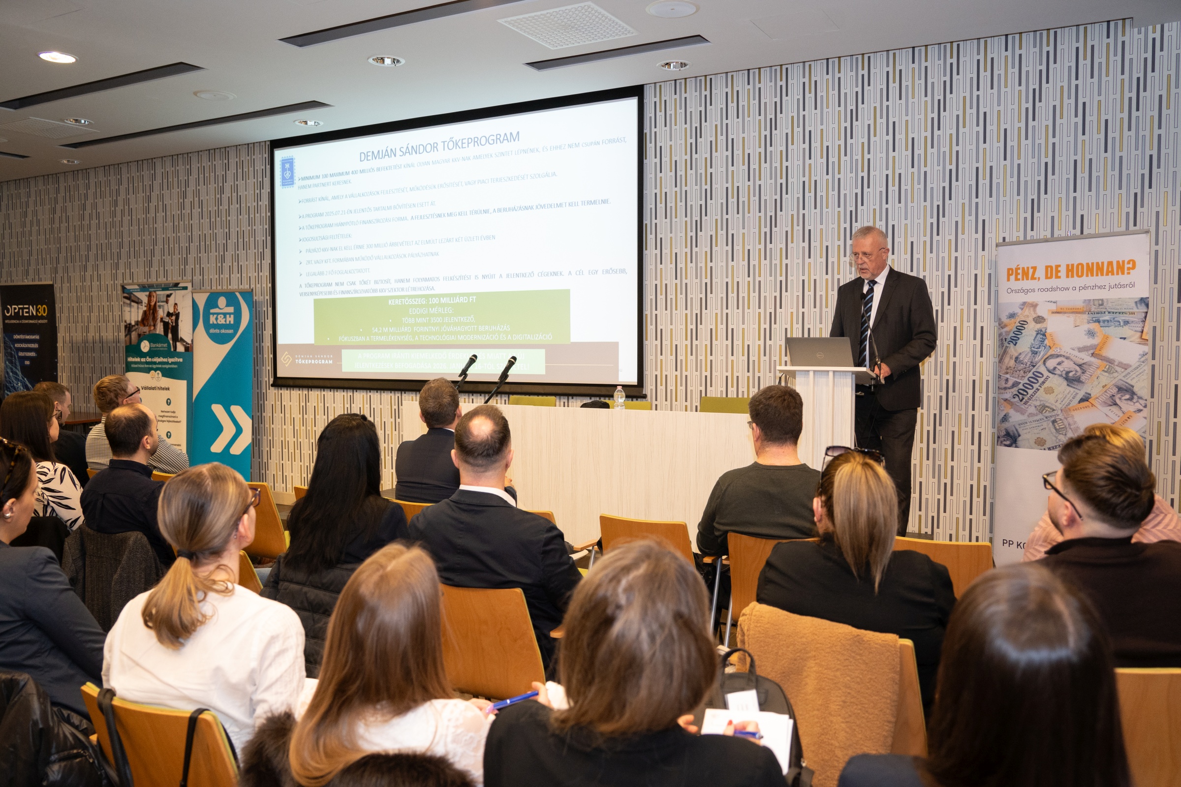 Pénz, de honnan? – ismét lendületet vehettek a vállalkozások a pénzügyi roadshow-n Pénz, de honnan? – ismét lendületet vehettek a vállalkozások a pénzügyi roadshow-n