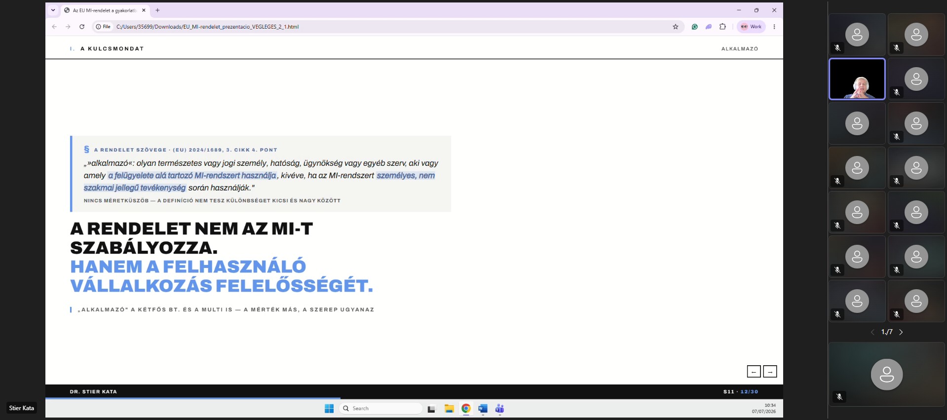 A mesterséges intelligencia használata a vállalkozásban – kiemelt érdeklődés kísérte a kamara és a KALM GROUP online tájékoztatóját